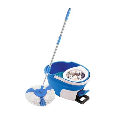 ชุดอุปกรณ์ถังปั่นพร้อมไม้ม็อบ SWASH TURBO สีฟ้า_0