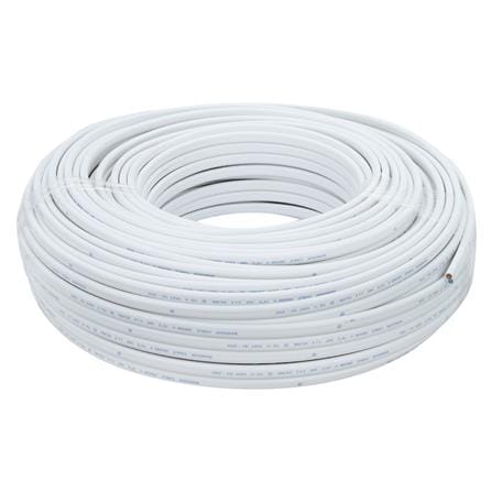 สายไฟ VAF-G BCC 2x4/4 ตร.มม. 100 ม. สีขาว_1