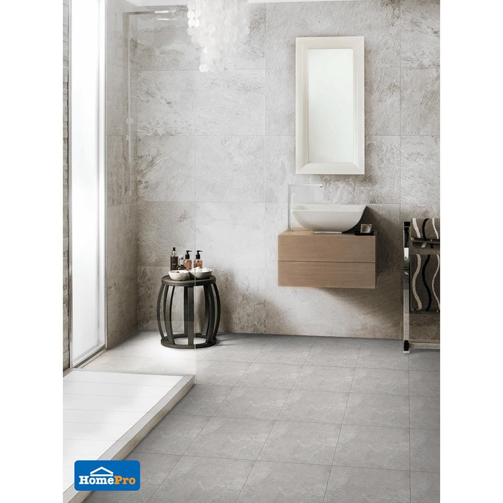 กระเบื้องพื้นพอร์ซเลน 12x12 นิ้ว COTTO มาจอร์ก้า เทา (HYG) PM