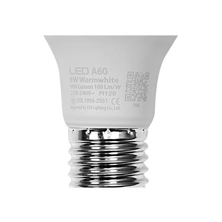 หลอด LED EVE A60 9 วัตต์ WARM WHITE E27_3