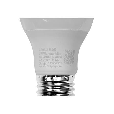 หลอด LED EVE A60 7 วัตต์ WARM WHITE E27_3