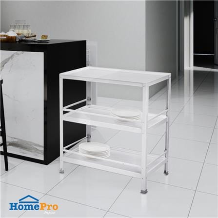 DISH DRAINER EKONO WAF-03M M 3-TIER WHITE_2