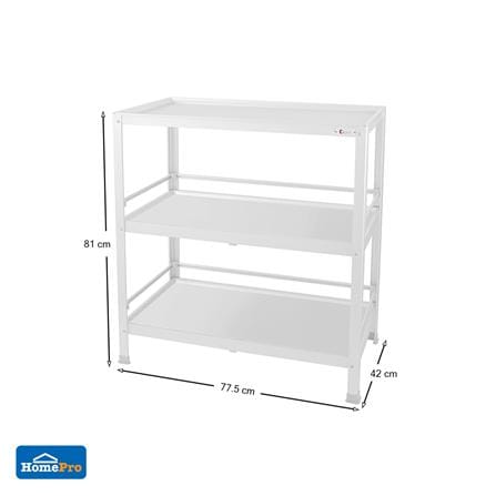DISH DRAINER EKONO WAF-03M M 3-TIER WHITE_6