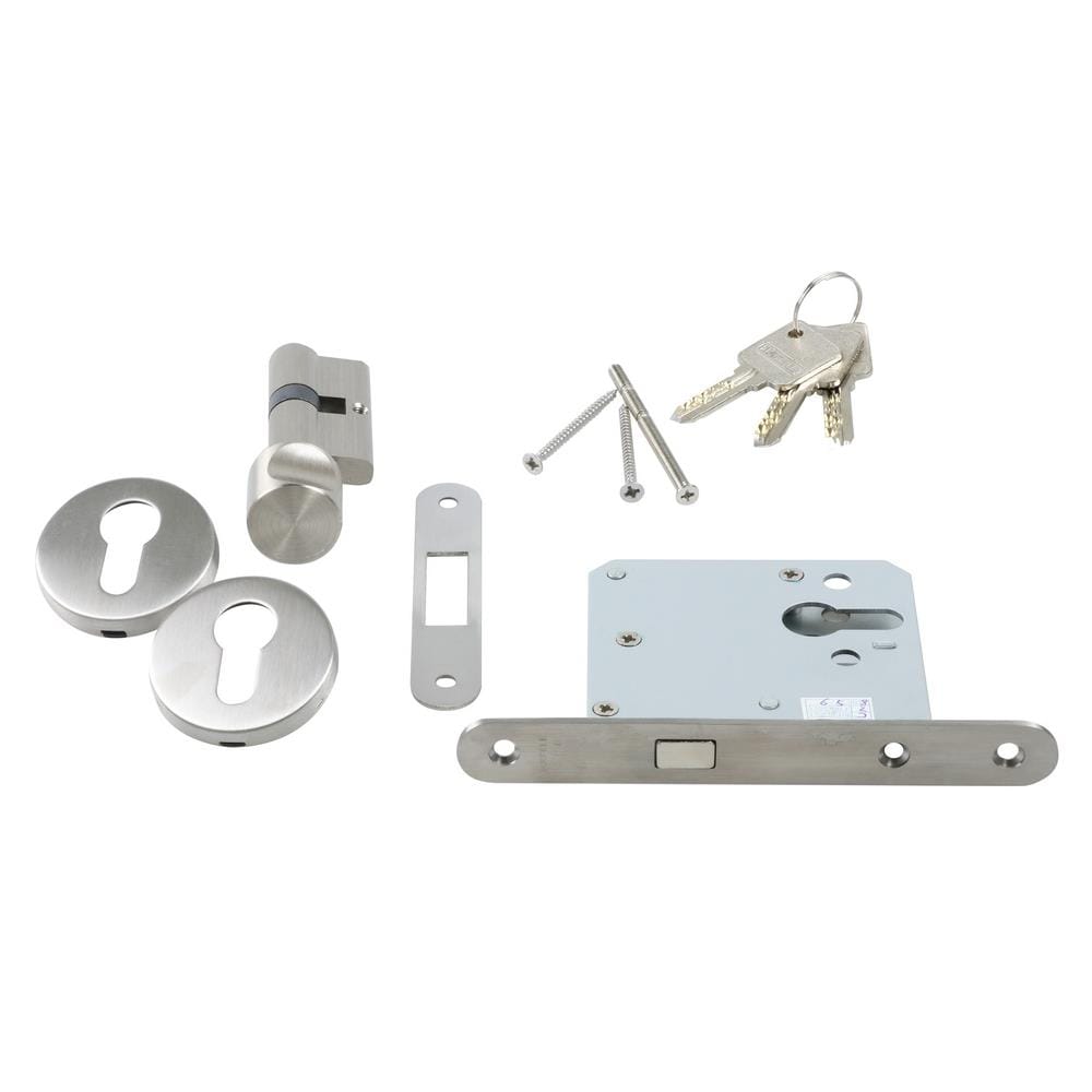 ตลับกุญแจ MORTISE  HAFELE 499.65.010 สีสเตนเลส