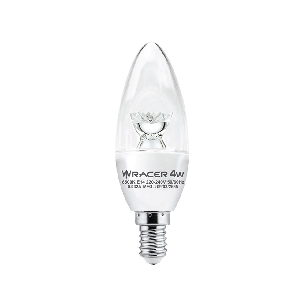 หลอด LED RACER KATIE CANDLE 4 วัตต์ E14 DAYLIGHT