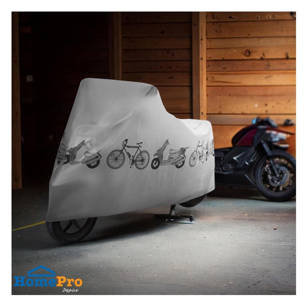 BIKECYCLE/MOTORCYCLE COVER PLIM #GRAY