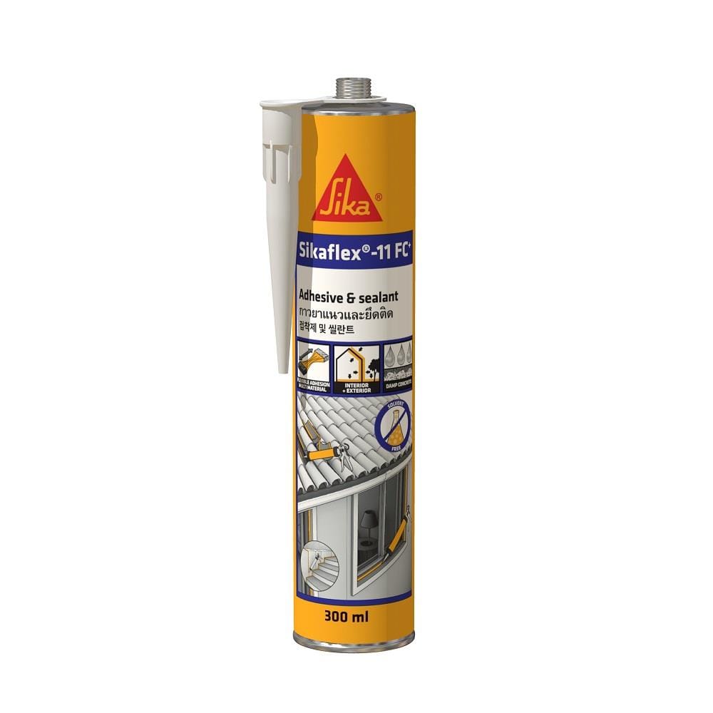 โพลียูรีเทนอุดรอย SIKA SIKAFLEX-11 FC PLUS 300 มล. สีขาว