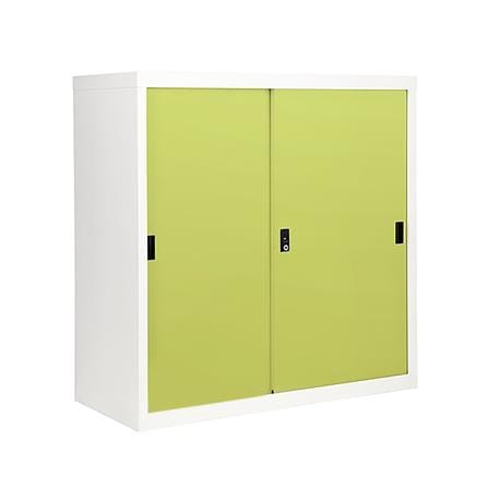ตู้เหล็กบานเลื่อนทึบ KIOSK SOD-3 DG/GR สีเขียว_1