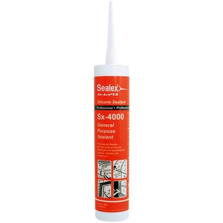 ซิลิโคนมีกรด SEALEX SX-4000 280 มล. สีใส