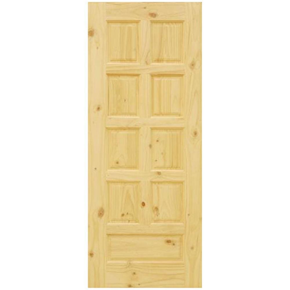 NEW ZEALAND PINE WOOD DOOR D2D ECO PINE-002 80X200CM