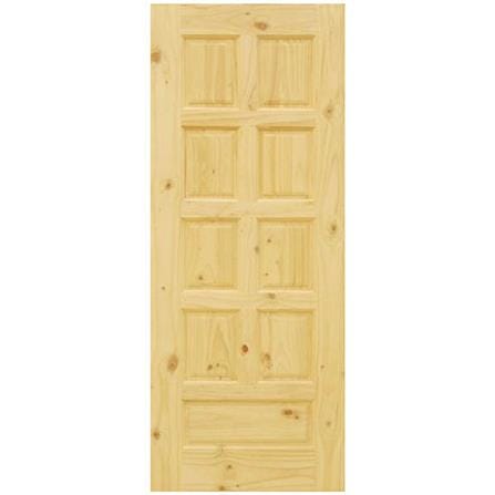 NEW ZEALAND PINE WOOD DOOR D2D ECO PINE-002 80X200CM_0