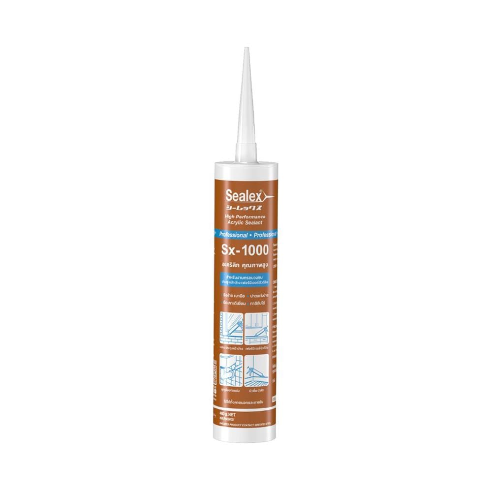 อะคริลิกซีลแลนท์ SEALEX SX-1000 460 ก. สีน้ำตาล