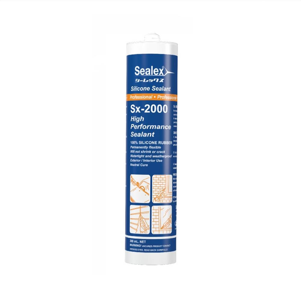 ซิลิโคนไร้กรด SEALEX SX-2000 300 มล. สีใส