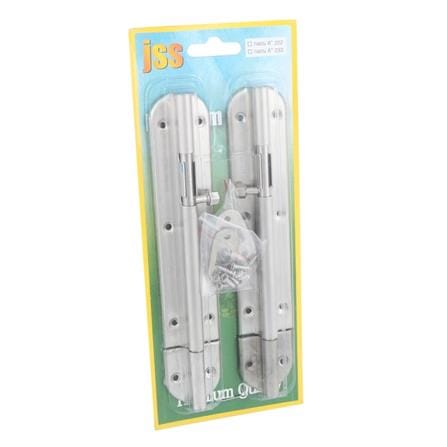 กลอนทั่วไป JSS 426/360 6 นิ้ว สีสเตนเลส แพ็ก 2 ชิ้น_3