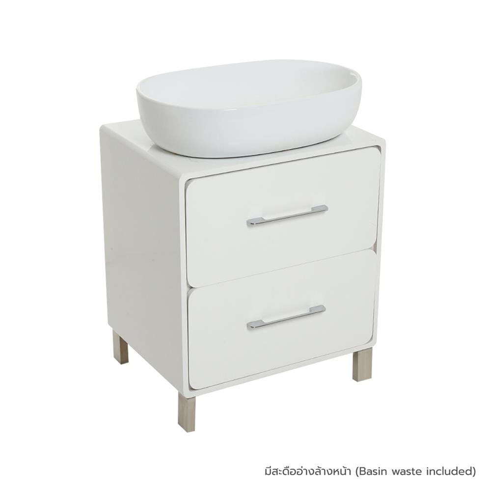VANITY WASHBASIN WITH CABINET MOYA VC-1322 WHITE