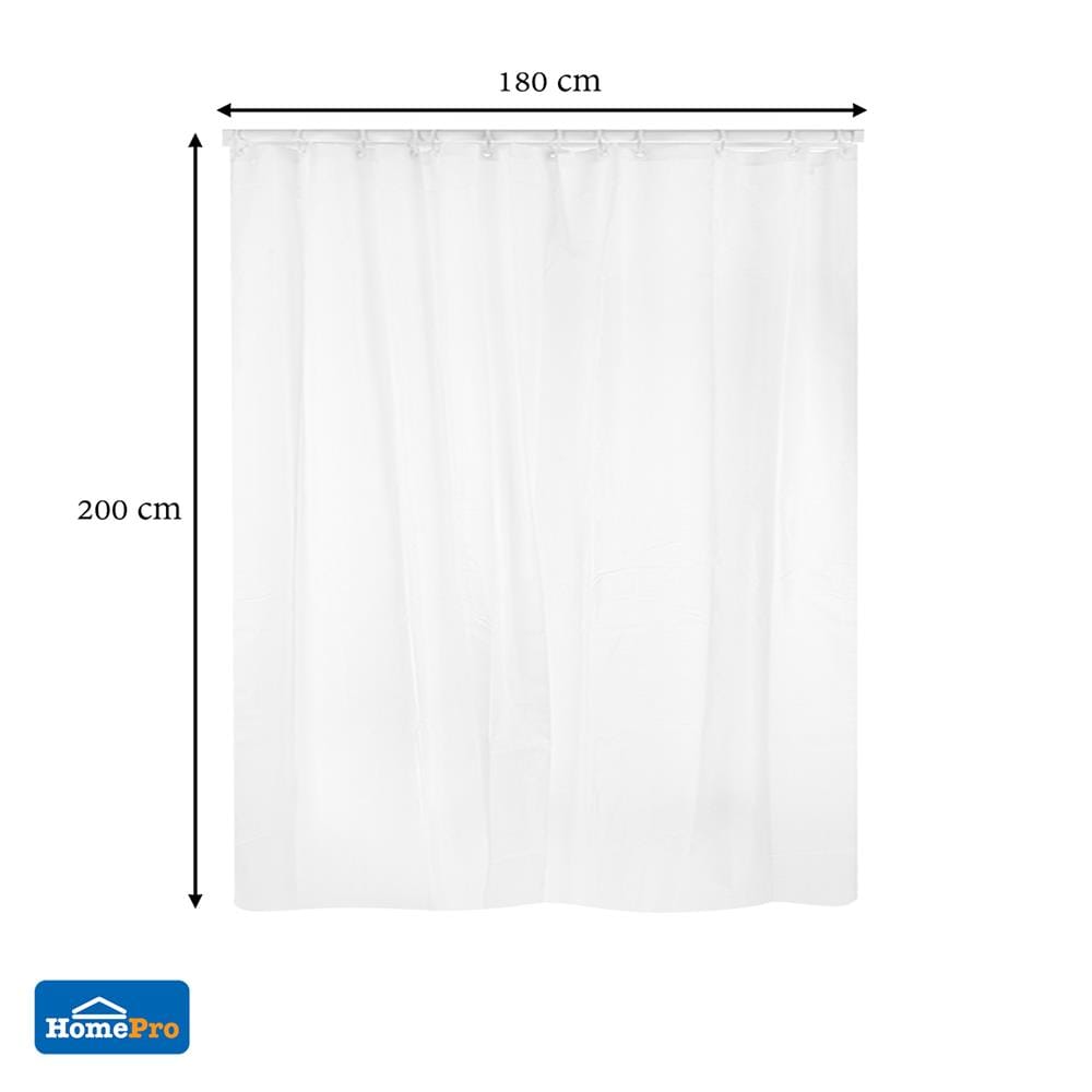 ม่านห้องน้ำ POLYESTER MOYA S01-2 180x200ซม.