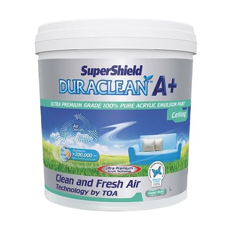 สีน้ำทาฝ้า TOA SUPERSHIELD DURACLEAN A PLUS D777 ส...