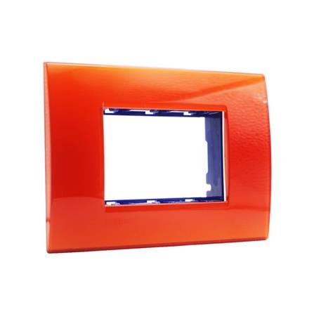 หน้ากาก 3 ช่อง BTICINO LIVING LIGHT SLNA4803ODF สีส้ม_1