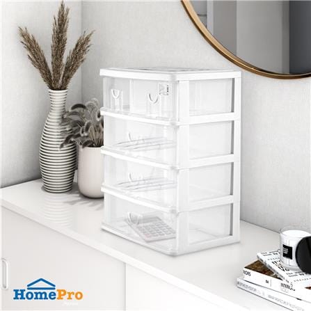 กล่องลิ้นชัก 5 ลิ้นชัก STACKO CK555 39x26.5x50 ซม. สีใส_4