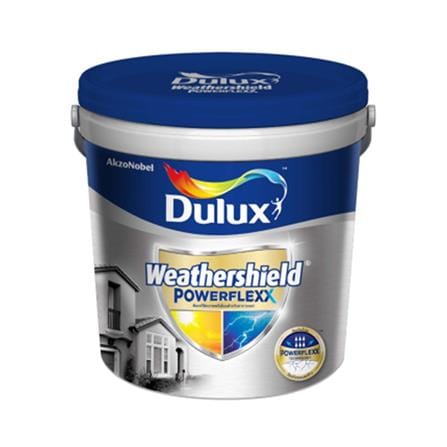 สีน้ำทาภายนอก DULUX WEATHERSHIELD POWERFLEXX BASE C สีขาว เนียน 3 ลิตร_0