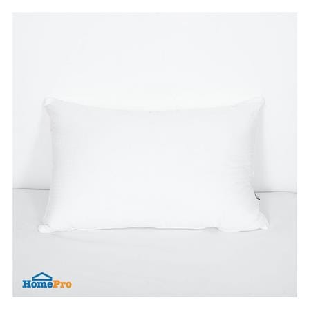 หมอนหนุน ขนห่านเทียม HOME LIVING STYLE DOWN ALTERNATIVE FIRM 18x28 นิ้ว สีขาว_4