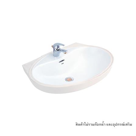 อ่างล้างหน้าฝังใต้เคาน์เตอร์ COTTO C016 สีขาว_0
