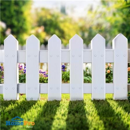 PLASTIC FENCE SPRING 102 WHITE 4EA