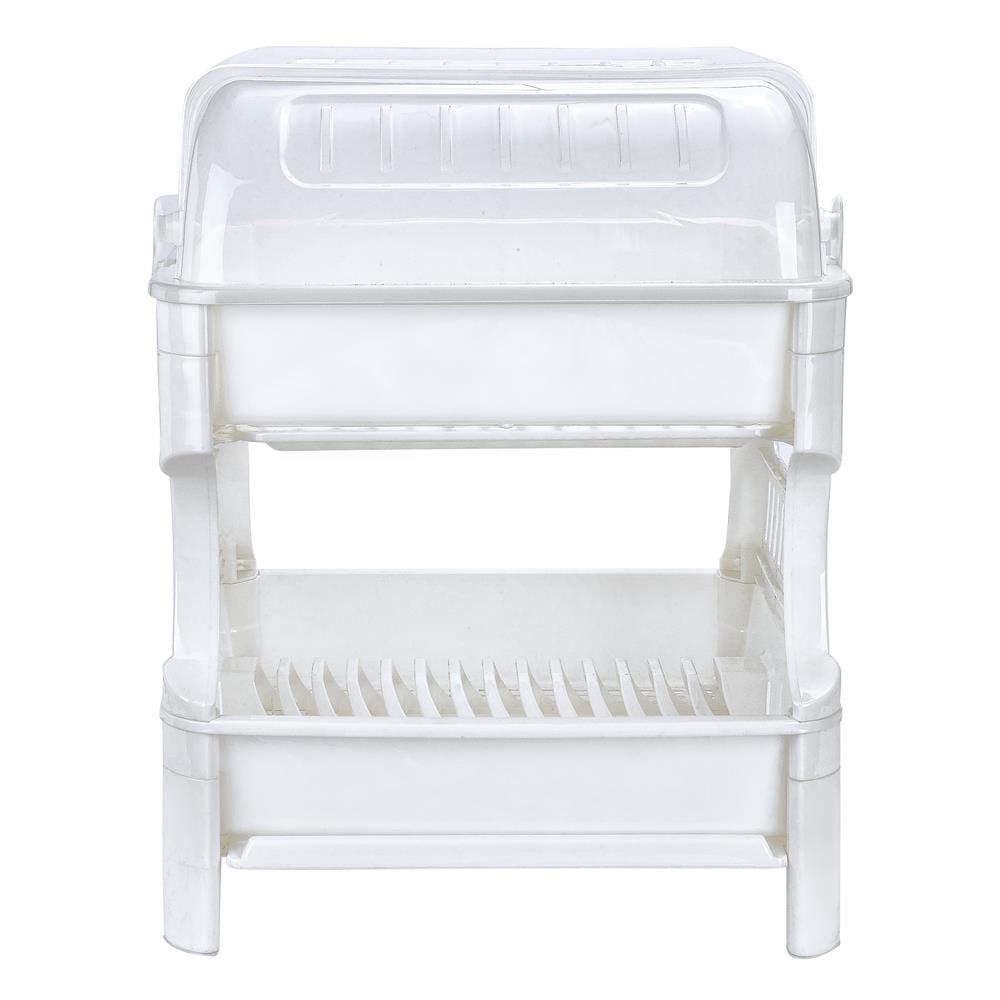 ชั้นคว่ำจานพลาสติก 2 ชั้นพร้อมฝาครอบ PICNIC WARE 3838