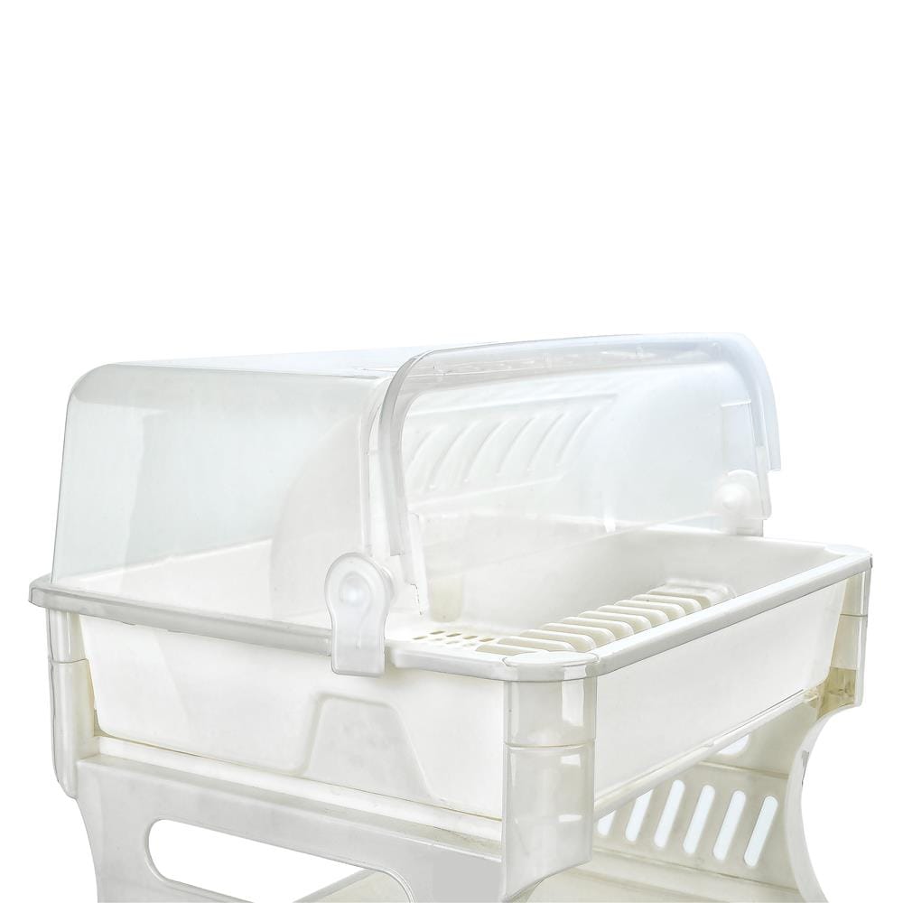 ชั้นคว่ำจานพลาสติก 2 ชั้นพร้อมฝาครอบ PICNIC WARE 3838