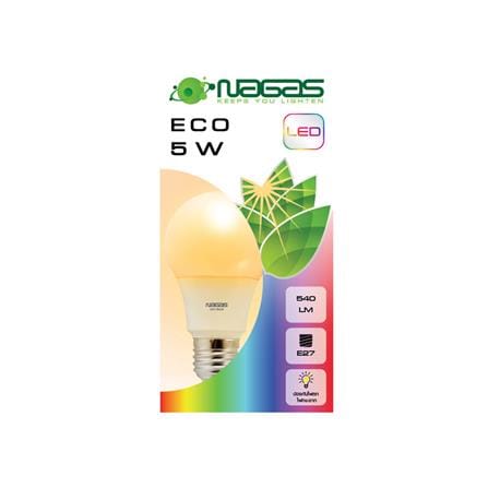 หลอด LED NAGAS ECO BULB 5 วัตต์ WARMWHITE E27_1