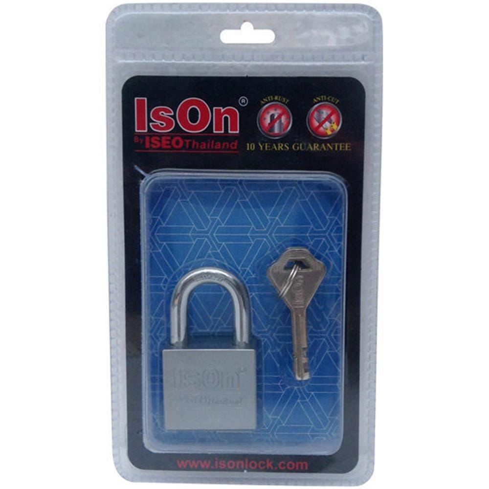 กุญแจลูกปืน ISON 899 CS-40MM 40 มม. สีเงิน