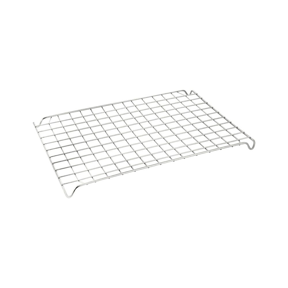 ถาดเหลี่ยมสเตนเลส พร้อมตะแกรง V-ONE 27X36X2 ซม.