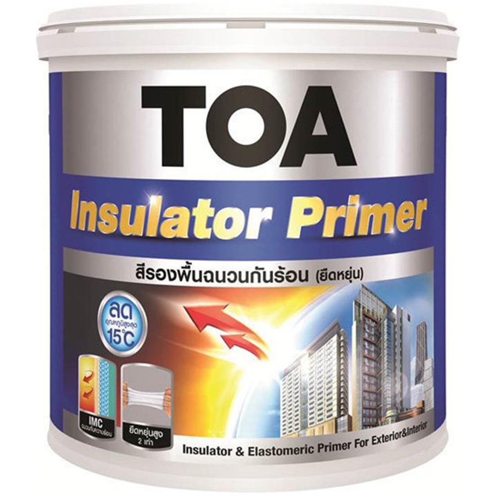 สีรองพื้นฉนวนกันความร้อน TOA INSULATOR PRIMER 9000 สีขาว 5 แกลลอน