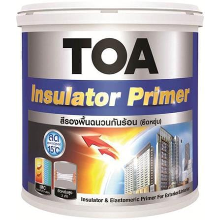 สีรองพื้นฉนวนกันความร้อน TOA INSULATOR PRIMER 9000 สีขาว 5 แกลลอน_0
