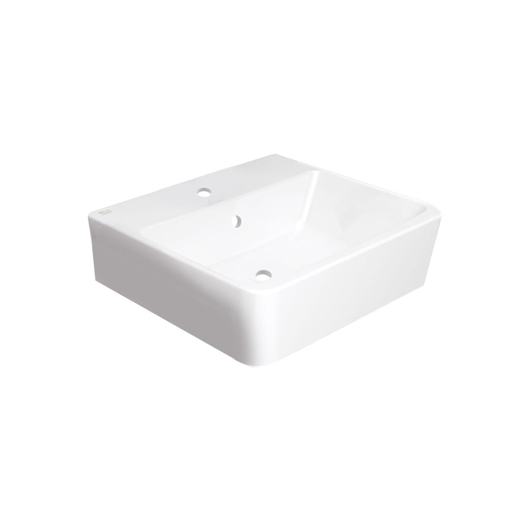 อ่างล้างหน้าฝังครึ่งเคาน์เตอร์ AMERICAN STANDARD TF-0519-WT สีขาว