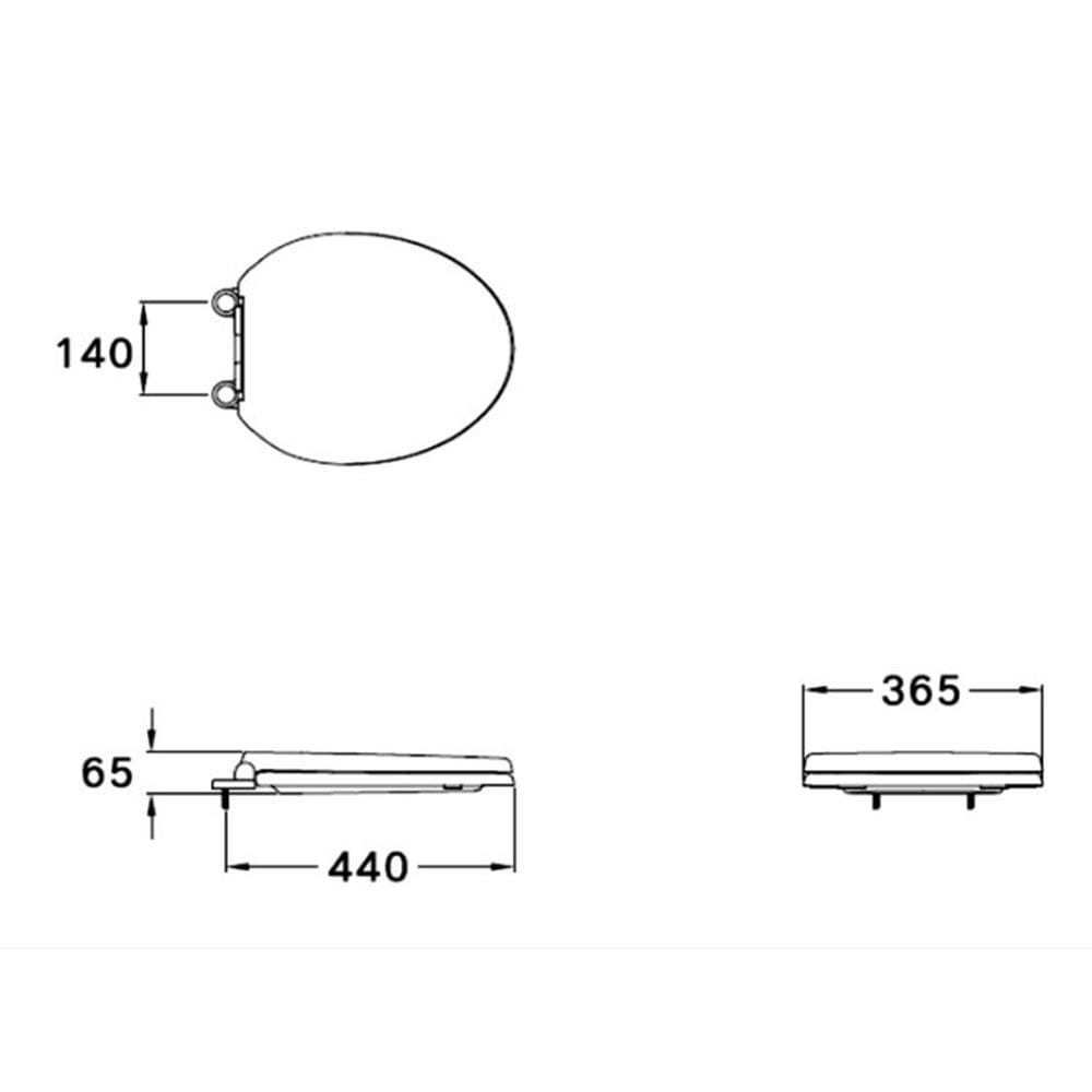ฝารองนั่ง SLOW CLOSE COTTO C90055