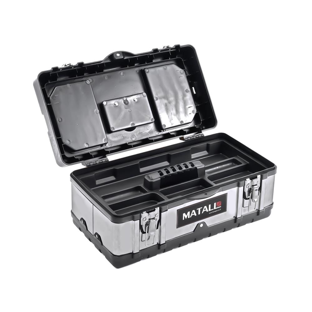 กล่องเครื่องมือ MATALL PRO 5019B 19 นิ้ว สีดำ/เงิน