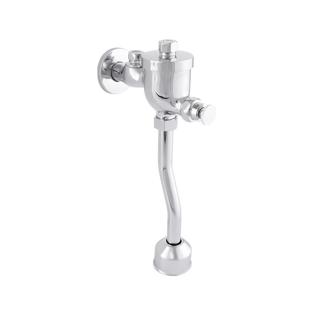 ฟลัชวาล์วโถปัสสาวะชายท่อโค้ง MOYA BT-7220 สีโครม