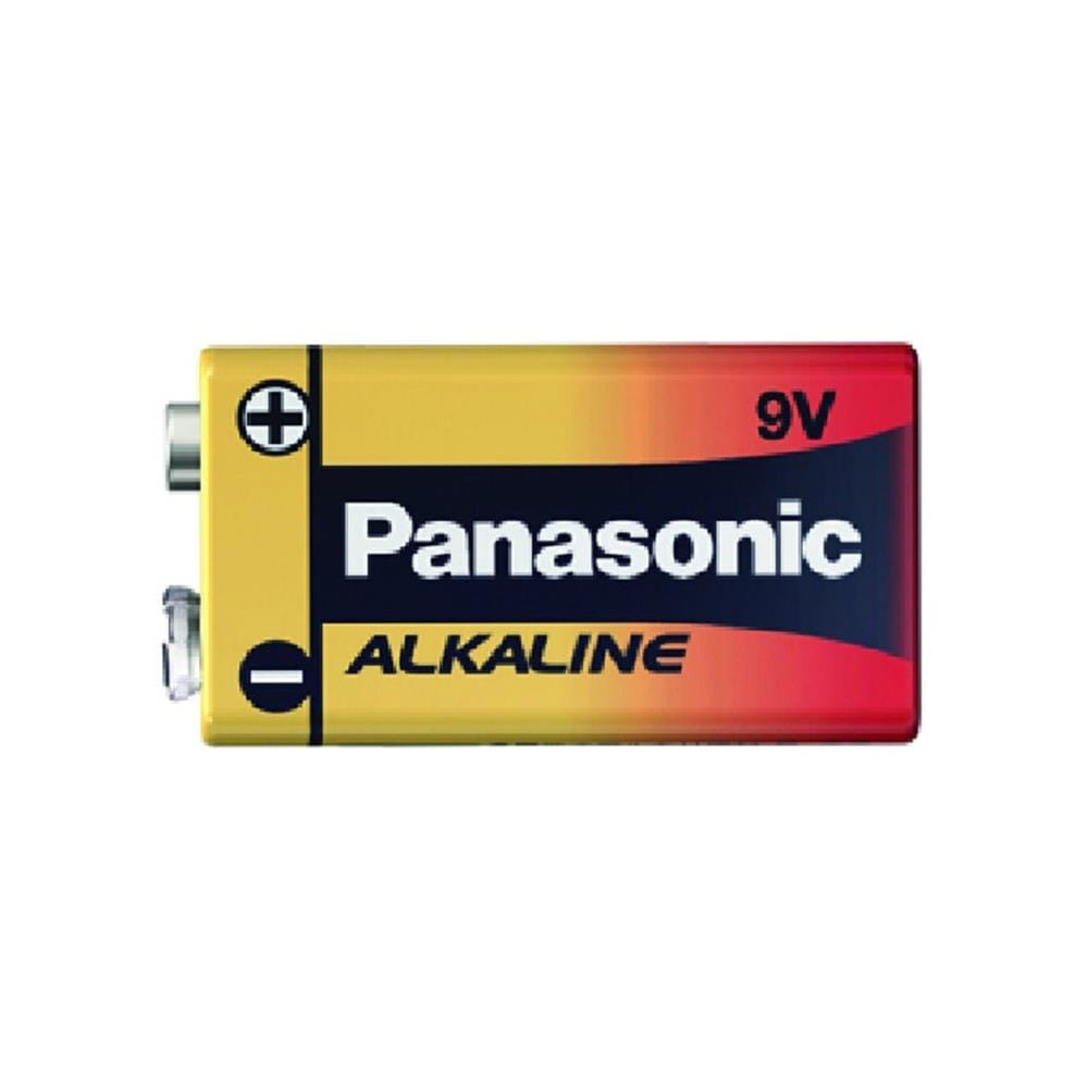 ถ่านอัลคาไลน์ PANASONIC 9V 6LR61T/1SL แพ็ก 1 ก้อน