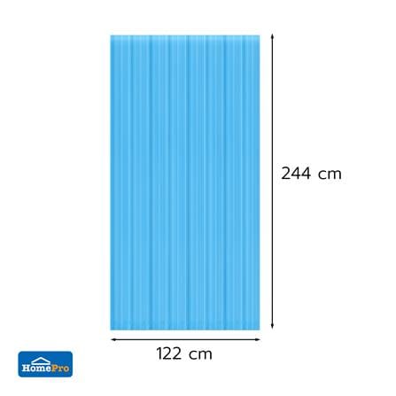 HALLOW POLYCARBONATE SHEET SUNSHIELD 6MM 1.22x2.44M PEARL BLUE_3