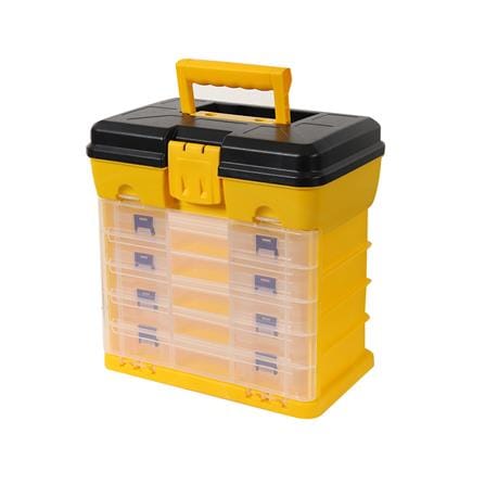 TOOL STORAGE BOX DIY MATALL HL3120-A 5-TIER BLACK/YELLOW_1