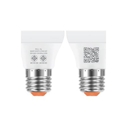 หลอด LED LAMPTAN BALL A45 3 วัตต์ WARM WHITE E27_5