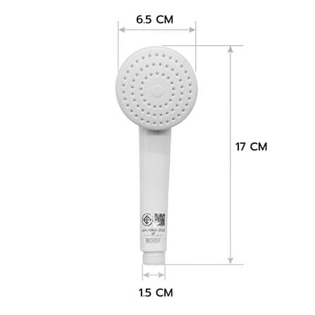 ชุดฝักบัวสายอ่อน 1 ระดับ HOEN HOME-100W สีขาว_2