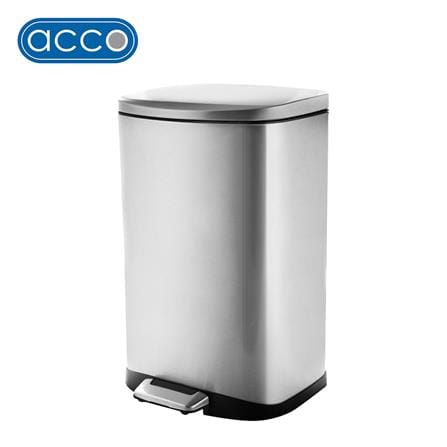 ถังขยะเหยียบ ACCO EK9366MT ขนาด 12L สีเงิน
