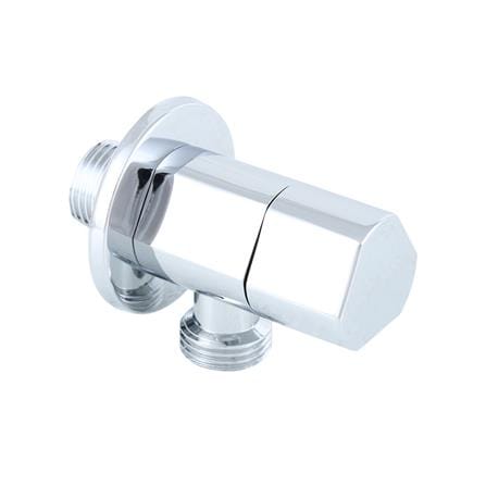 สต็อปวาล์ว 1ทาง HOEN HT-011 สีโครม