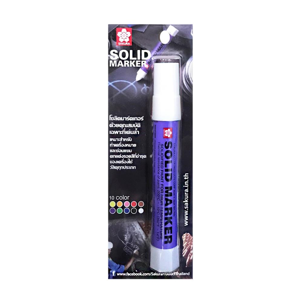 ปากกาโซลิคมาร์คเกอร์ สีขาว