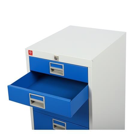 ตู้ลิ้นชักเหล็ก 6 ลิ้นชัก LUCKY WORLD CDX-6-RG สีน้ำเงิน_4
