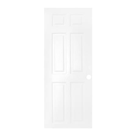 ประตูภายนอก UPVC PARAZZO MN003 90X200 ซม. สีขาว เจาะลูกบิด