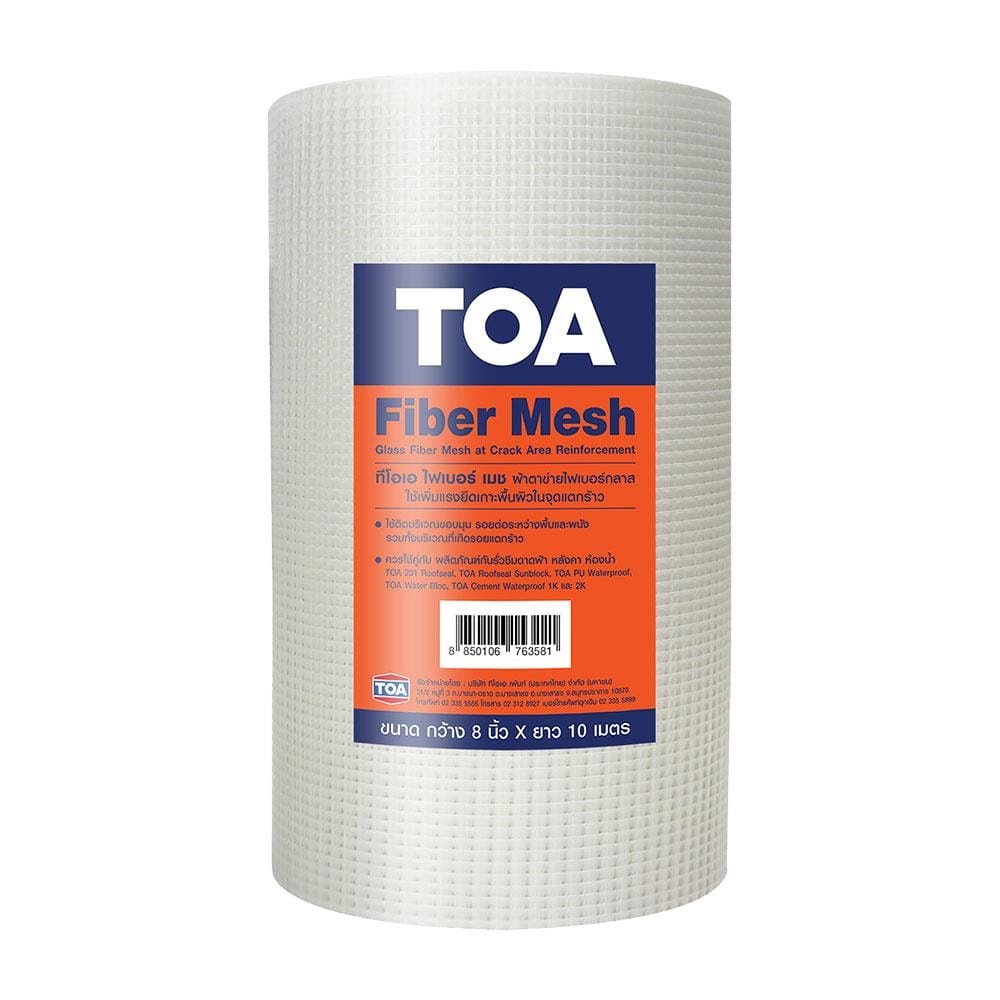 ตาข่ายไฟเบอร์ TOA 8 นิ้วX10 เมตร_1