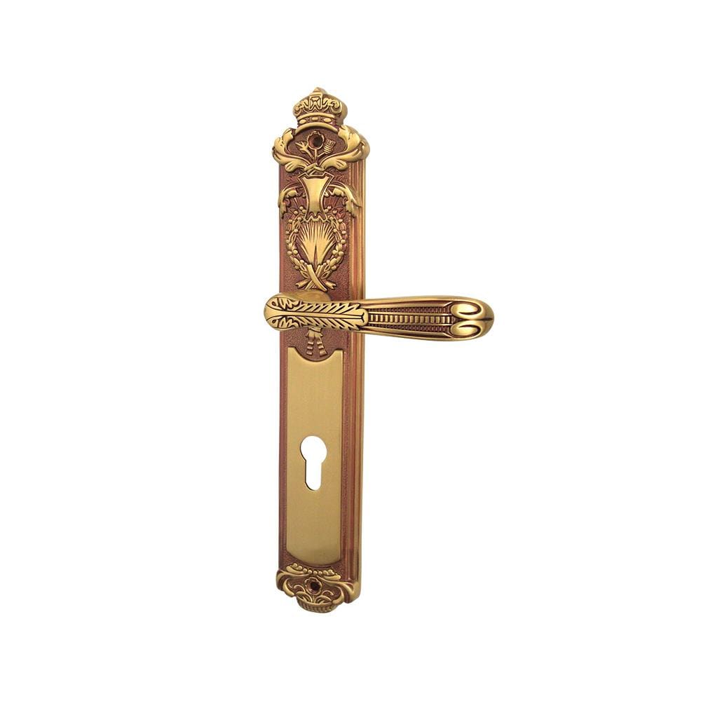 มือจับก้านโยกห้องทั่วไป MORTISE  MTL DTH-2583 RG สีทองเงา